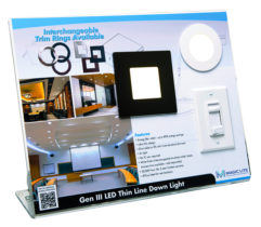 Cliquez pour plus d'informations sur Merchandising Display - THIN-LINE LED DOWN LIGHTS GEN III DISPLAY