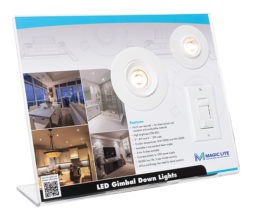 Click for more information on Merchandising Display - LED GIMBAL DOWN LIGHTS
