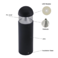 Thumbnail of Round Head Bollard Lights Parts Commercial Bollards Click to Advance