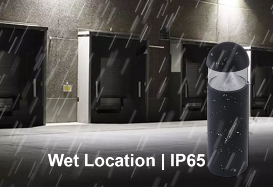 Wet Location and IP 65 Listed Bollard Lights Commercial Bollards