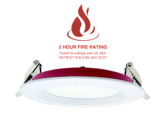 5CCT fire-rated regressed downlight 5CCT Fire Rated Regressed Downlight