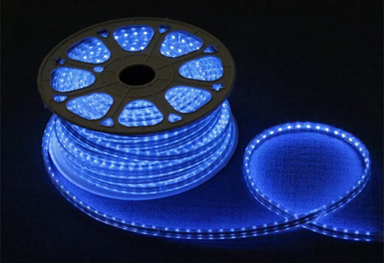 120V RGB LED Strip Light_Blue Color 120V AC RGB eStrip